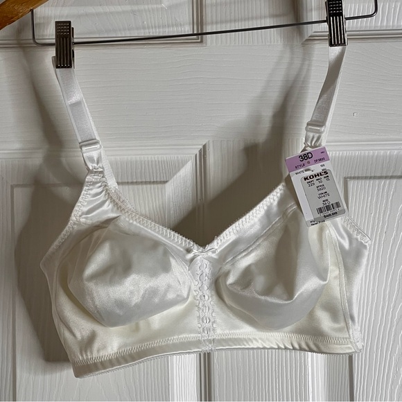 Bali White Full-Coverage Bra with Adjustable Straps 38D - Picture 2 of 8